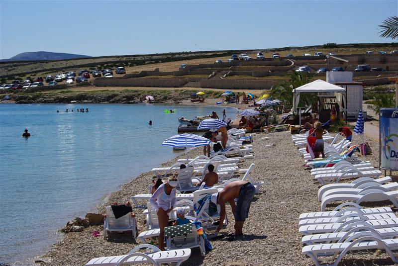 Zrće pag plaža zrće na otoku pagu